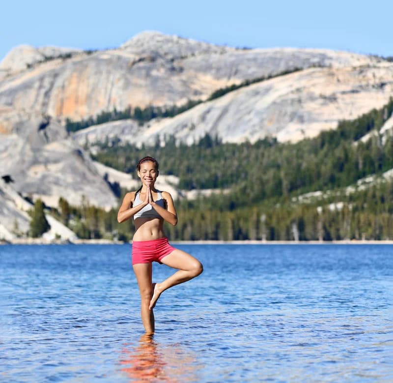 Tree Pose - Another one of the simplest yoga poses for beginners